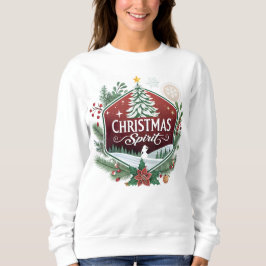 Christmas Spirit – A Festive Emblem of Joy Sweatshirt