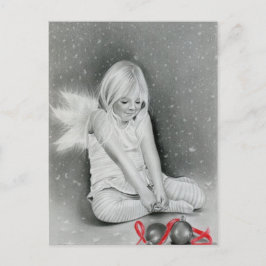 Christmas Spirit Angel Elf Postcard Feiertagspostkarte