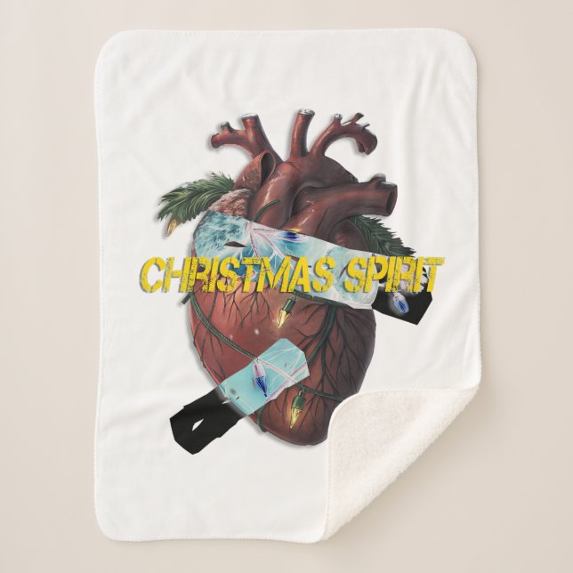 Christmas Spirit Sherpadecke (Vorderseite)