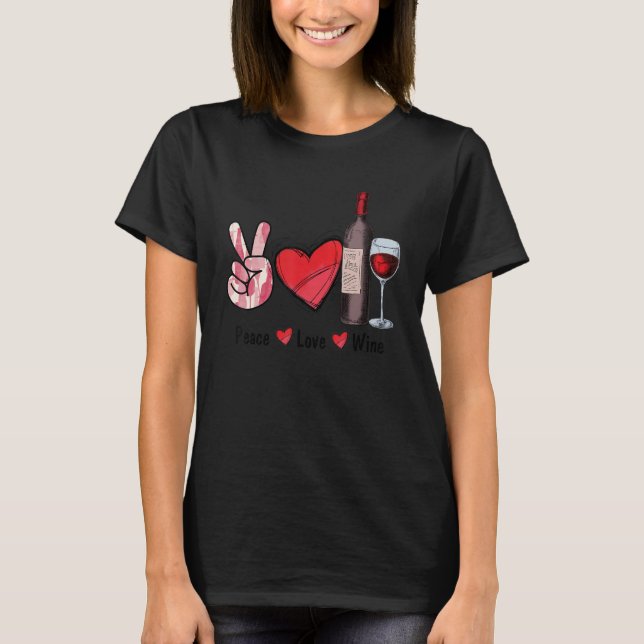 Christmas Spirits Glasses Of Wine Xmas Holidays Pa T-Shirt (Vorderseite)