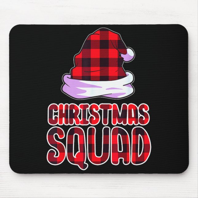 Christmas Squad Family Group Matching Christmas Pa Mousepad (Vorne)