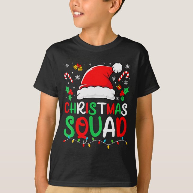 Christmas Squad Family Group Matching Christmas Pa T-Shirt (Vorderseite)