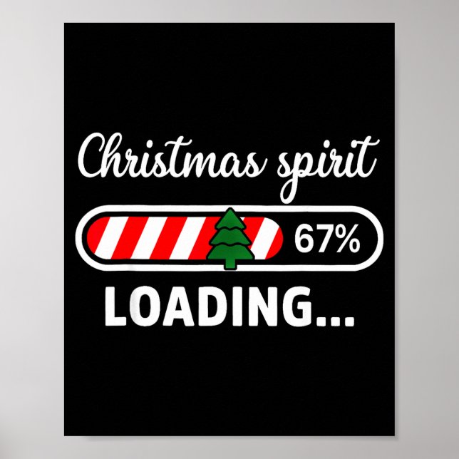 Christmas Srit Loading 67 Meme Boys Kids Gen Z Alp Poster (Vorne)