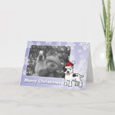 Weihnachtskarte Vom Hund (Staffordshire Bullterrier) – 148x148 Mm, Hochwertig, Innen Leer – UK Made