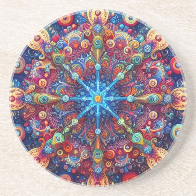 CHRISTMAS STAR GETRÄNKEUNTERSETZER (Vorne)