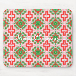 Christmas Star Kaleidoskop Tiled Mousepad