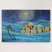 Christmas Star Peace Kleiner Town Puzzle
