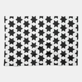 Christmas Star Potato Print Geschirrtuch