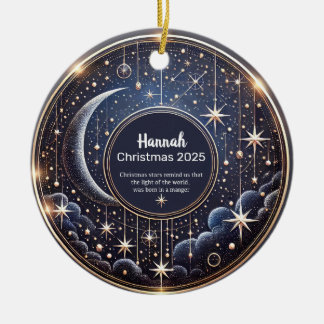 Christmas Stars Personalized Ornament