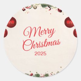 Christmas Sticker – Festive Holiday Decal