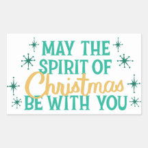 Christmas Sticker - Retro Holiday Lettering