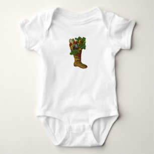 Christmas Stocking Babytee Baby Strampler