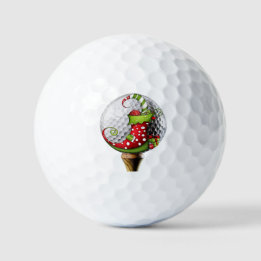 Christmas Stocking Golfball