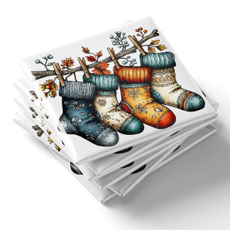 Christmas Stockings Magnet | Christmas Magnet