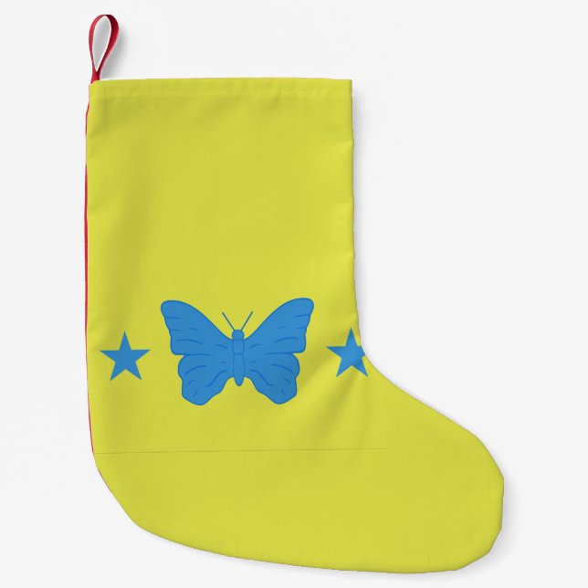Christmas Stockings with Flag of Bady Bassit Kleiner Weihnachtsstrumpf (Vorderseite)