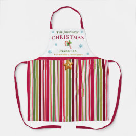 Christmas Striped– Holiday Cooking & Baking Gift Schürze