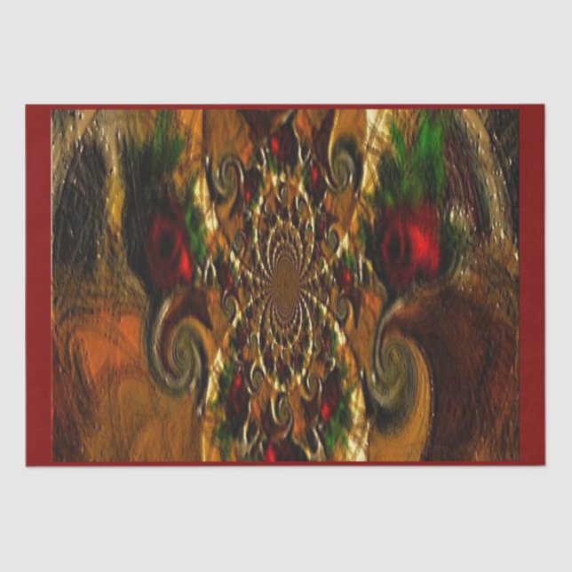 "Christmas Sun Catcher" - Gewebepapier Seidenpapier (Vorderseite)