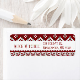 Christmas Sweater Return Address