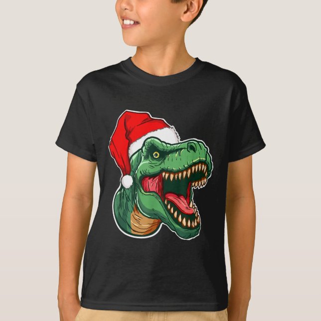 Christmas T-rex  T-Shirt (Vorderseite)
