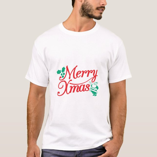 Christmas T-Shirt – Festive Holiday Graphic Tree (Vorderseite)