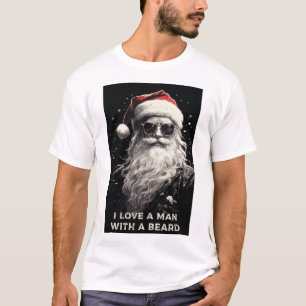 CHRISTMAS T - SHIRT: "ICH LIEBE EINEN MANN MIT EIN T-Shirt