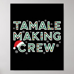 Christmas-Tamale-Produktionsteam Mexikanisches Ess Poster