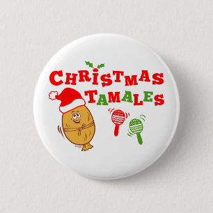 Christmas Tamales Button