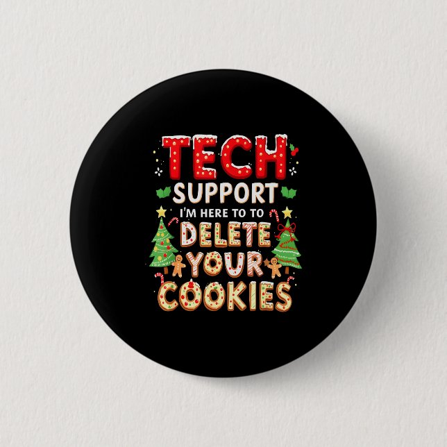 Christmas Tech Suprt Here To Delete Cookies Xmas M Button (Vorderseite)