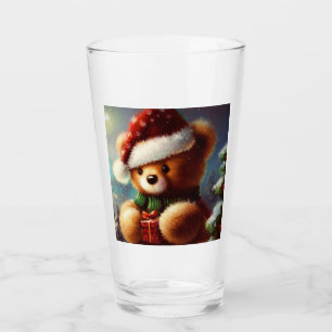 Christmas Teddy Bear 2 Glas