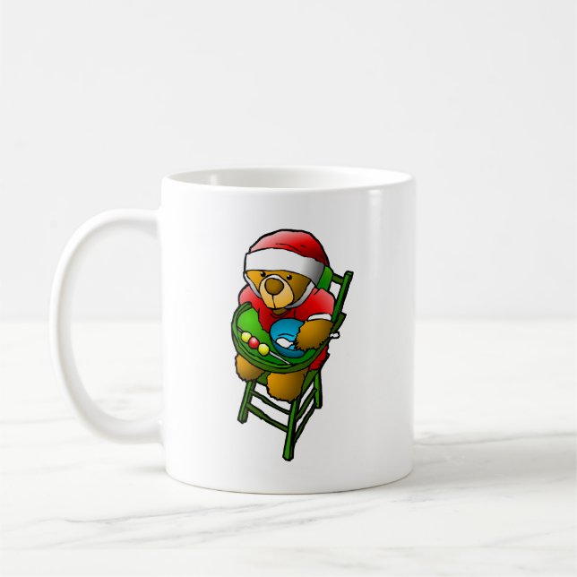 Christmas Teddy Bear Kaffeetasse (Links)