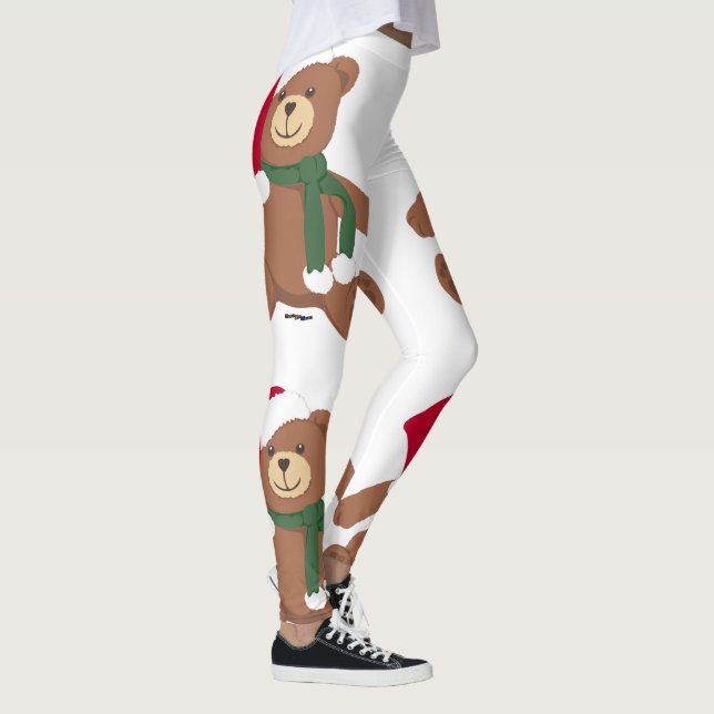 Christmas Teddy Bear Leggings (Rechts)