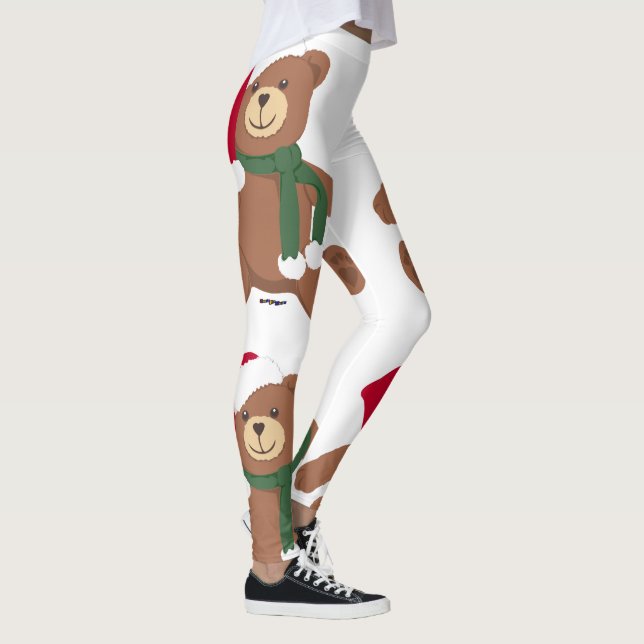 Christmas Teddy Bear Leggings (Rechts)