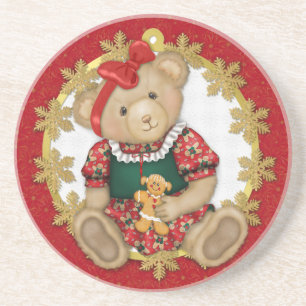 Christmas Teddy Bear - Mädchen Getränkeuntersetzer