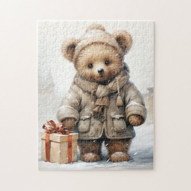 Christmas Teddy Bear Puzzle (Vertikal)
