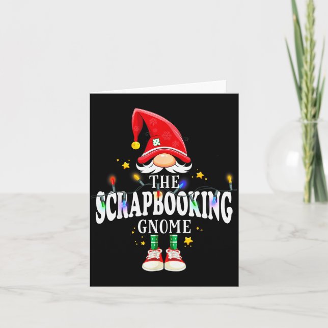 Christmas The Scrapbooking Gnome X-mas Matching Pj Karte (Vorderseite)