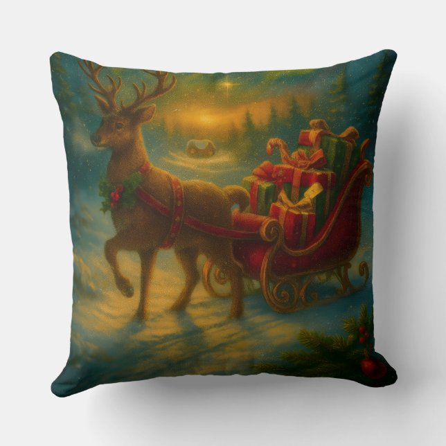 Christmas Throw Pillow Kissen (Rückseite)