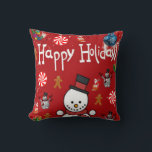 Christmas Throw Pillow Snowman Kissen<br><div class="desc">Weihnachtsbaum Kissen Für jeden ist etwas dabei, das speziell für Sie personalisiert ist, um die Schönheit Ihrer Zuhause oder Ihrer Lieben zu verbessern. Dieses einzigartige Weihnachtskreisschmuck wird Ihre Freunde und Familie beeindrucken. In dieser einmaligen Weihnachtsfeier genießen die Menschen ihre Lieblings-Schokolade oder ihren Kaffee. Während Sie bereits hier sind, können Sie...</div>