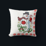 Christmas Throw Pillow Snowman Kissen<br><div class="desc">Weihnachtsbaum Kissen Für jeden ist etwas dabei, das speziell für Sie personalisiert ist, um die Schönheit Ihrer Zuhause oder Ihrer Lieben zu verbessern. Dieses einzigartige Weihnachtskreisschmuck wird Ihre Freunde und Familie beeindrucken. In dieser einmaligen Weihnachtsfeier genießen die Menschen ihre Lieblings-Schokolade oder ihren Kaffee. Während Sie bereits hier sind, können Sie...</div>