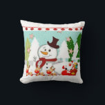 Christmas Throw Pillow Snowman Kissen<br><div class="desc">Weihnachtsbaum Kissen Für jeden ist etwas dabei, das speziell für Sie personalisiert ist, um die Schönheit Ihrer Zuhause oder Ihrer Lieben zu verbessern. Dieses einzigartige Weihnachtskreisschmuck wird Ihre Freunde und Familie beeindrucken. In dieser einmaligen Weihnachtsfeier genießen die Menschen ihre Lieblings-Schokolade oder ihren Kaffee. Während Sie bereits hier sind, können Sie...</div>