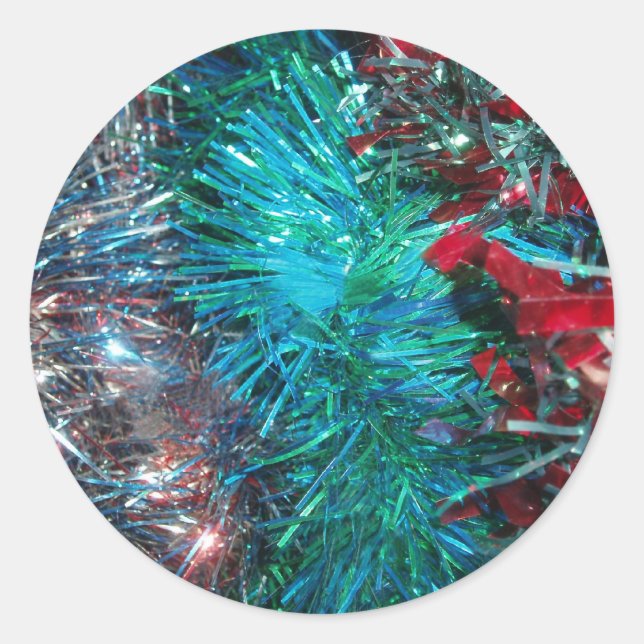 Christmas Tinsel Stickers (Vorderseite)