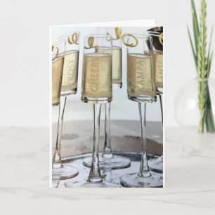 CHRISTMAS TOAST ZU FREUNDEN KARTE