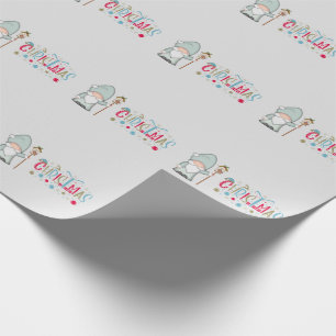 Christmas Tomte Gnome Geschenkpapier