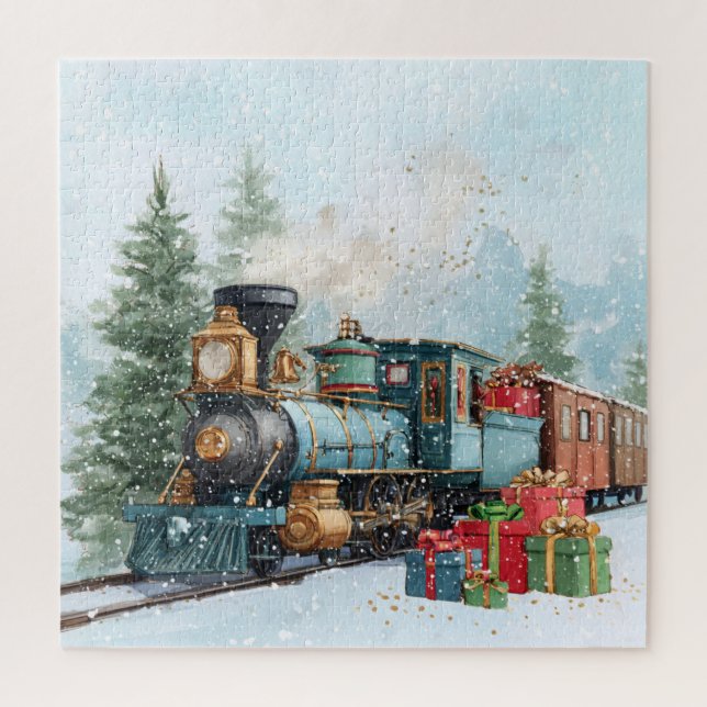 Christmas train puzzle (Vertikal)