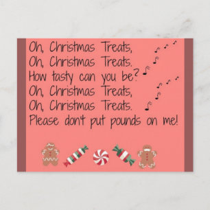 Christmas Treats Postcard Feiertagspostkarte