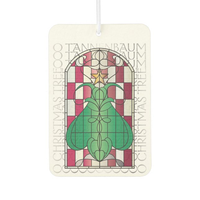 Christmas Tree Air Freshener Autolufterfrischer (Vorderseite)