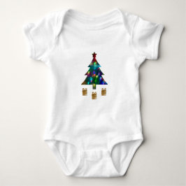 Christmas Tree and Presents Baby Bodysuit Baby Strampler