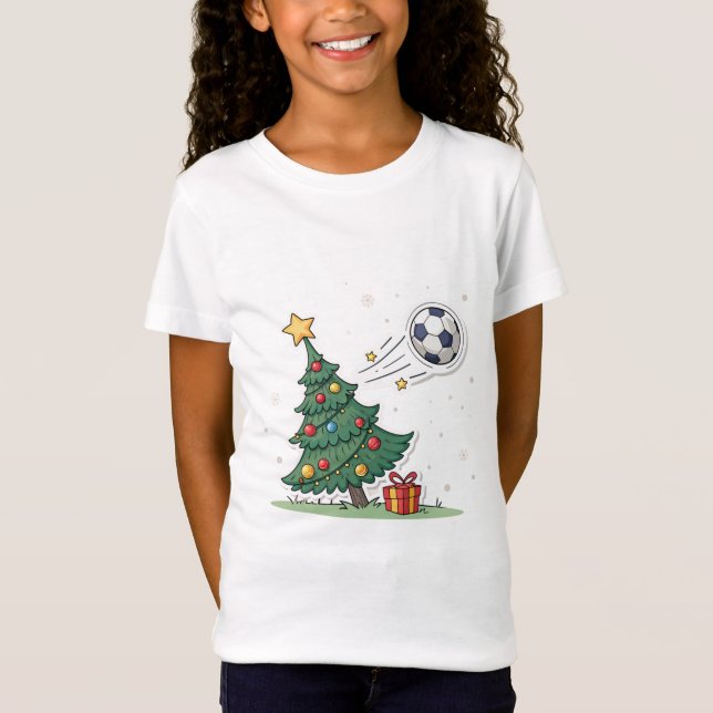 Christmas tree and soccer T-Shirt (Vorderseite)