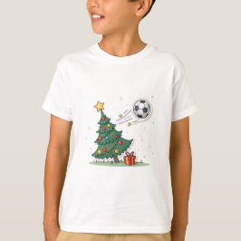 Christmas tree and soccer T-Shirt