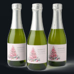 Christmas Tree Baubles Chic Mini Champagne Labels<br><div class="desc">Einfache Anpassung der Mini-Sektmarken und 100% eigene. Ideal für einen Feiertag mit Familie, Freunden oder Geschäftsreisenden. Ein prächtiger Rosa-Baum und festliche Bausteine, handbemalt in sanften Tönen von Hütte chic pink. Diese vereinfachende Schreibwaren, ist modern elegant und elegant, mit einer Vintagen bzw. schäbigen traditionellen Touch. Erschaffen Sie mit unserem passenden Dekor...</div>