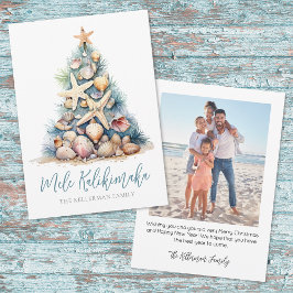 Christmas Tree Beach Mele Kalikimaka Feiertagskarte